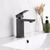Gun Metal Stainless Steel Bathroom Faucet - Image 5
