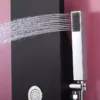 Bath shower matte black thermostatic shower panel system - Image 2